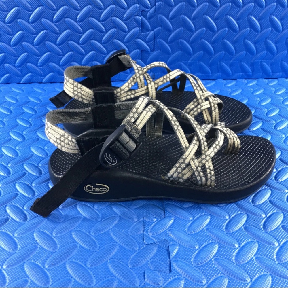Chaco ZX/2 Yampa Sandals Womens Size 7 Black Toe Loop Water Sport Hiking Outdoor